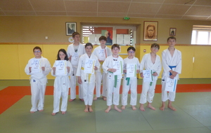 Photo 2ème groupe Passage de grades juin 2025