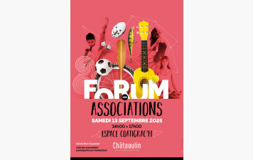 Forum des associations le 13 septembre
