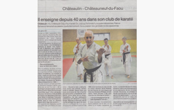 Article Ouest France 30 octobre 2025